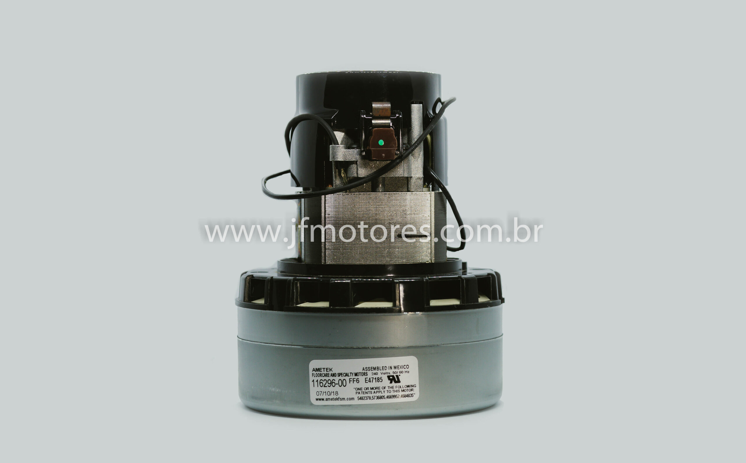 Motor Ametek Lamb Radial 2ST  240V – Código: 116296-00/116549-13/6110960038