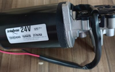 MOTOREDUTOR IMOBRAS 24VCC EIXO CHANFRADO 22 RPM- COD: 100402424D