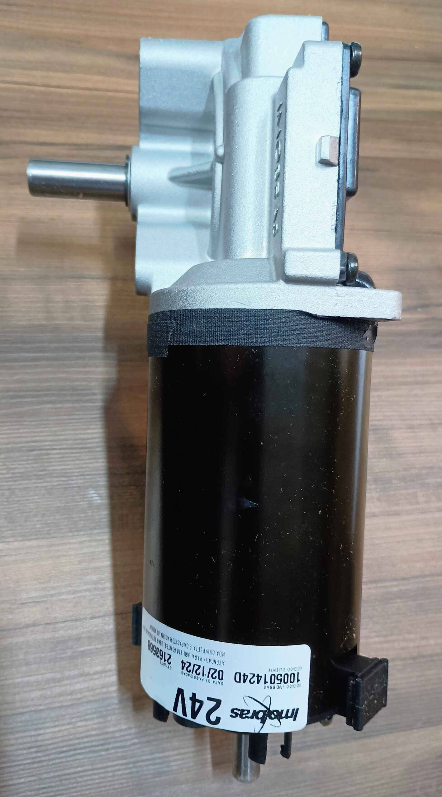 MOTOREDUTOR IMOBRAS DE 24VCC EIXO LISO 50N -100501424D