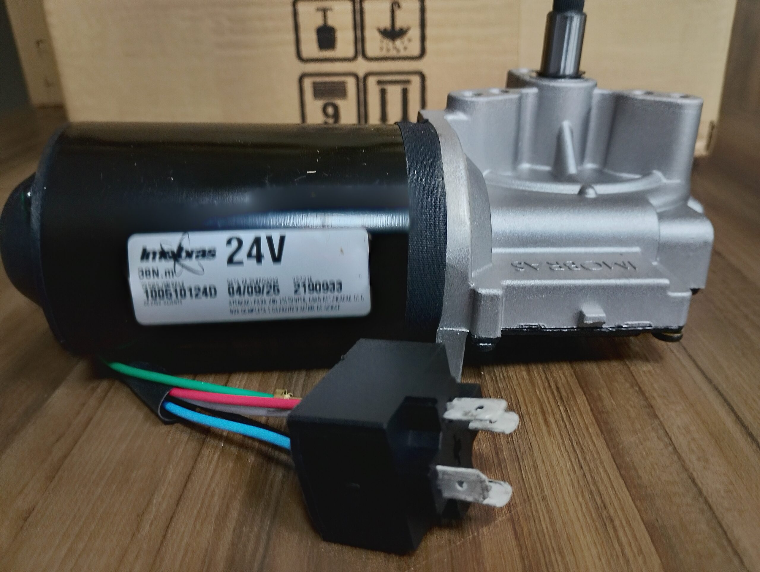 MOTOREDUTOR IMOBRAS  24VCC P/BRISA -COD:100510124