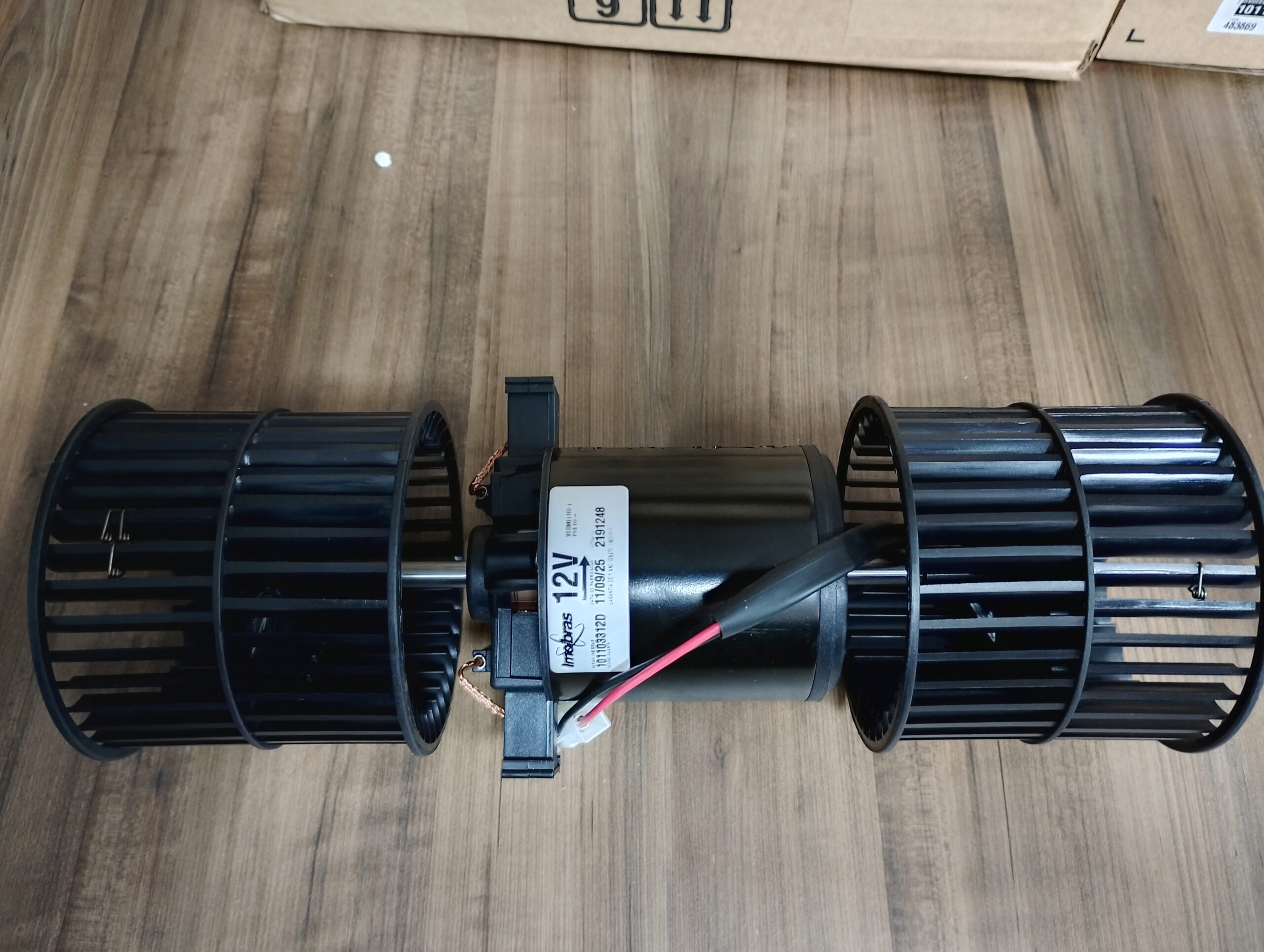 ELETROVENTILADOR IMOBRAS RD 12VCC S/CARCAÇA -COD:101100112